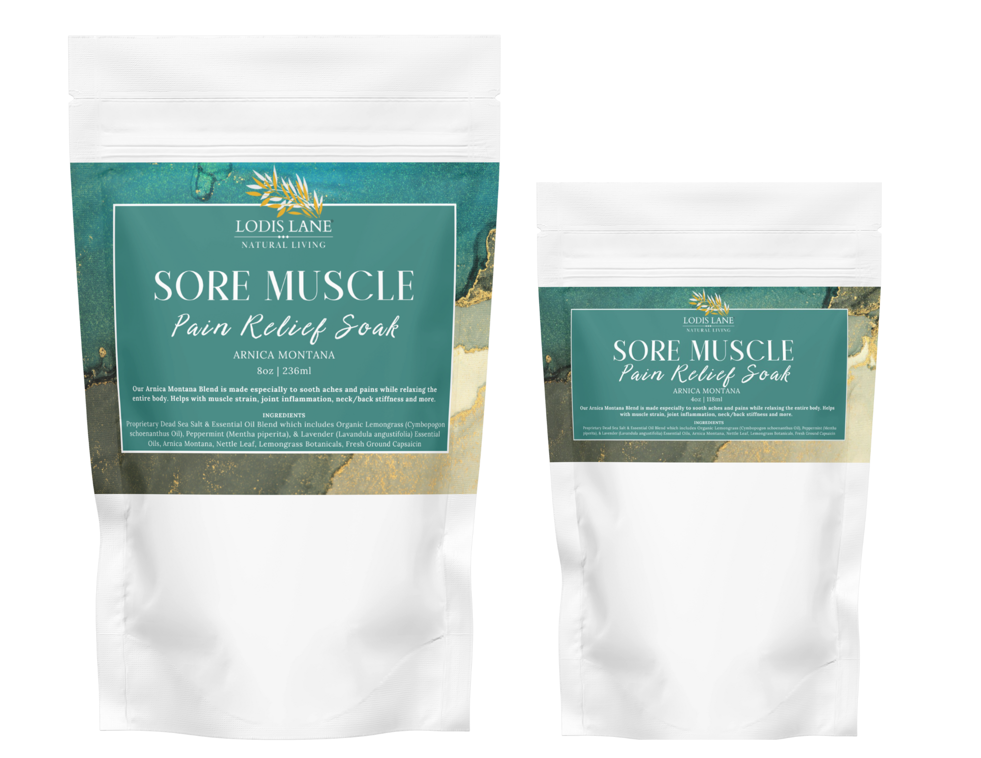 Arnica Montana Sore Muscle Pain Relief Soak