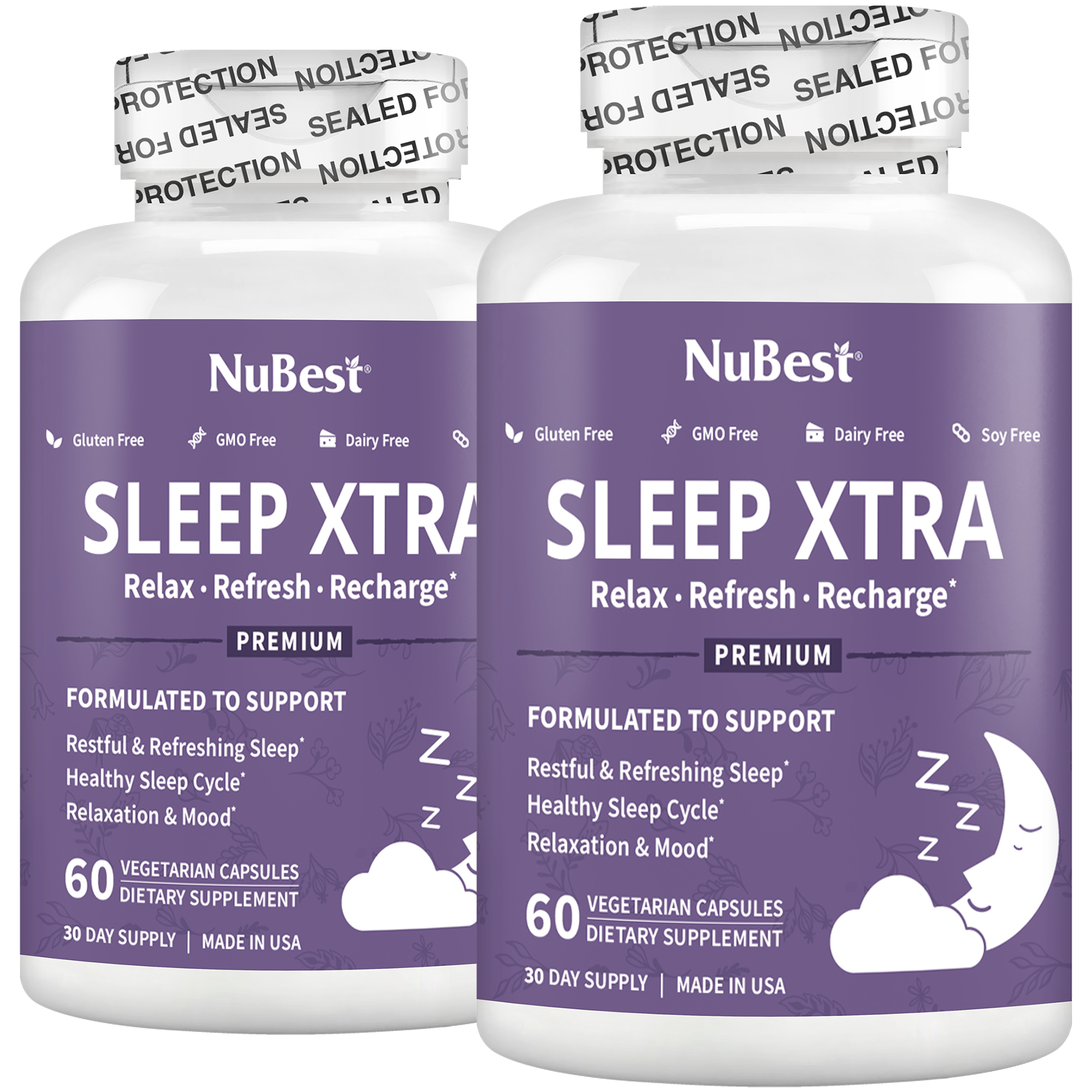 Sleep Xtra, Natural Non-Habit Forming Sleep Aid for Teens & Adults, 60